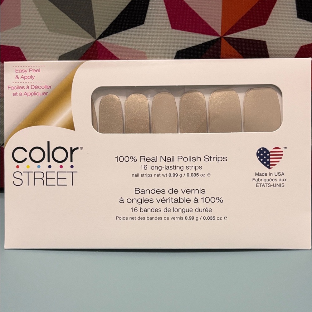 3/$10 - Color Street Elegant Gold Nail Strips - Stay Golden